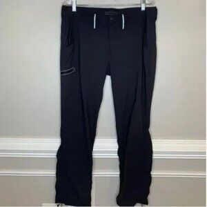 Gramicci Wind Pants Black Hiking Climbing with Adjustable Cinched Hem Size 12